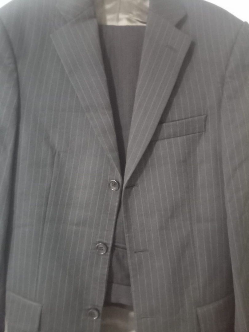 Men s gray suit Men s Fashion Tops Sets Sets Coordinates on