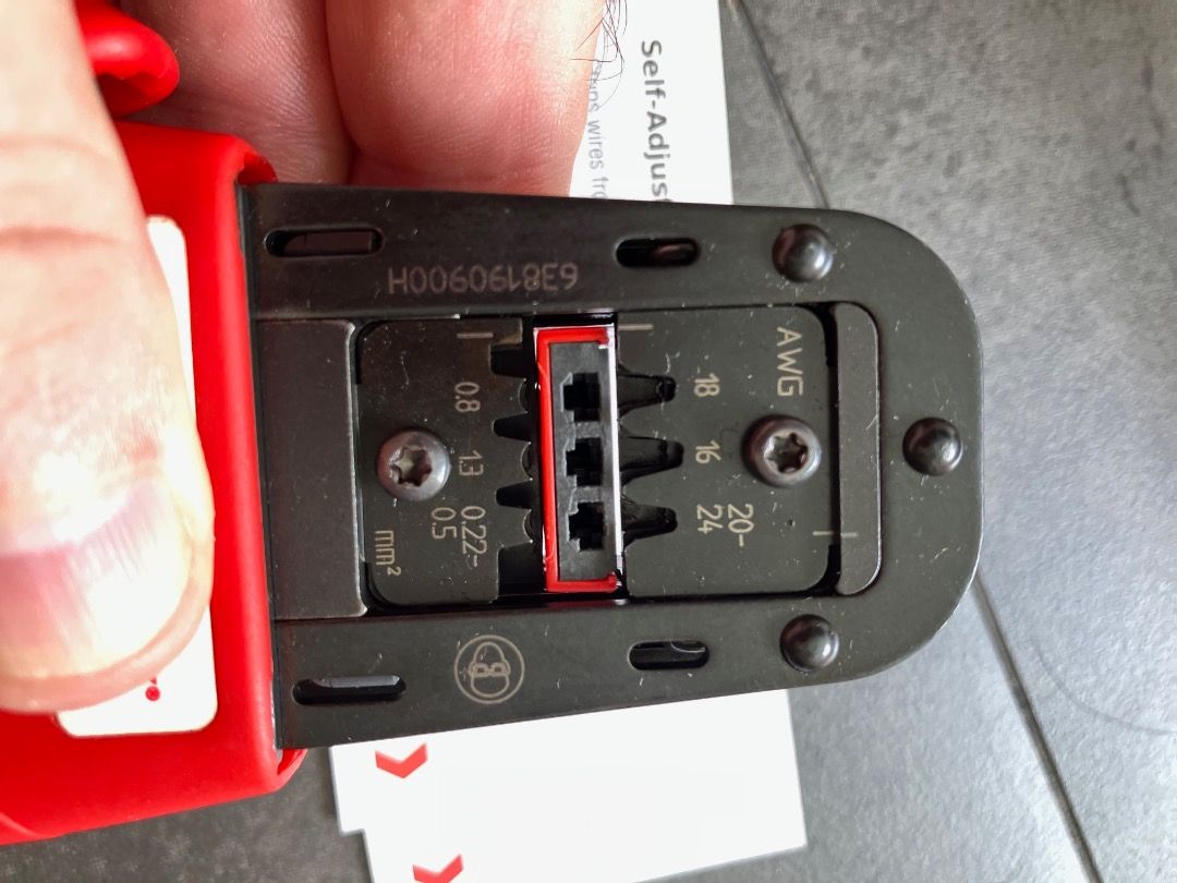 Molex Hand Crimp Tool 638190900 for AWG 16 18 20 24