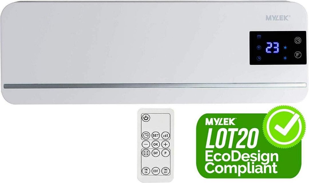 MYLEK 228852A Electric 2kW Over Door Fan Heater Air Curtain/Cooling Fan  with LED Display, Timer u0026 Remote Control - This Overdoor is Ideal for Home,  Office u0026 Commercial Premises, Off White, TV
