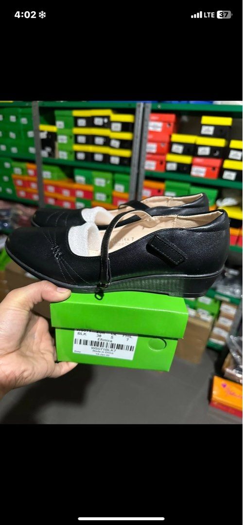 Natasha black shoes for school on sale