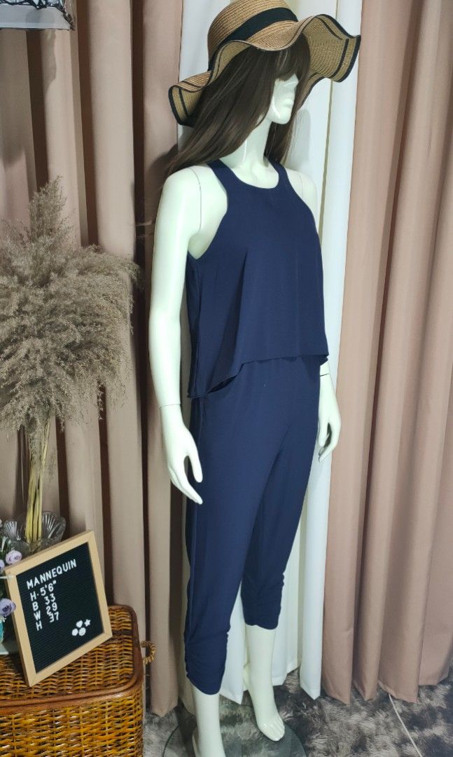 Navy Blue Jumpsuit Women s Fashion Dresses Sets Jumpsuits on