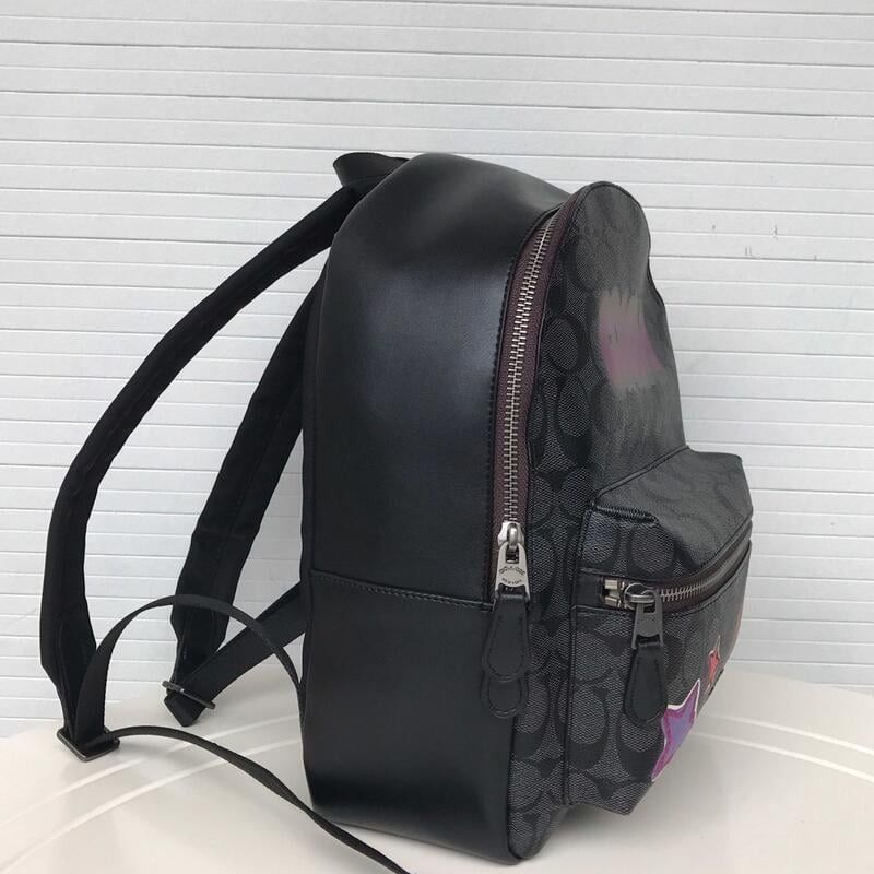 Coach new arrivals graffiti backpack