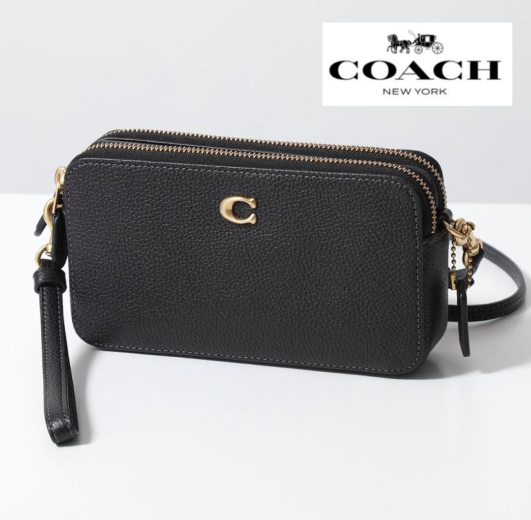 Coach black hotsell grained grab bags