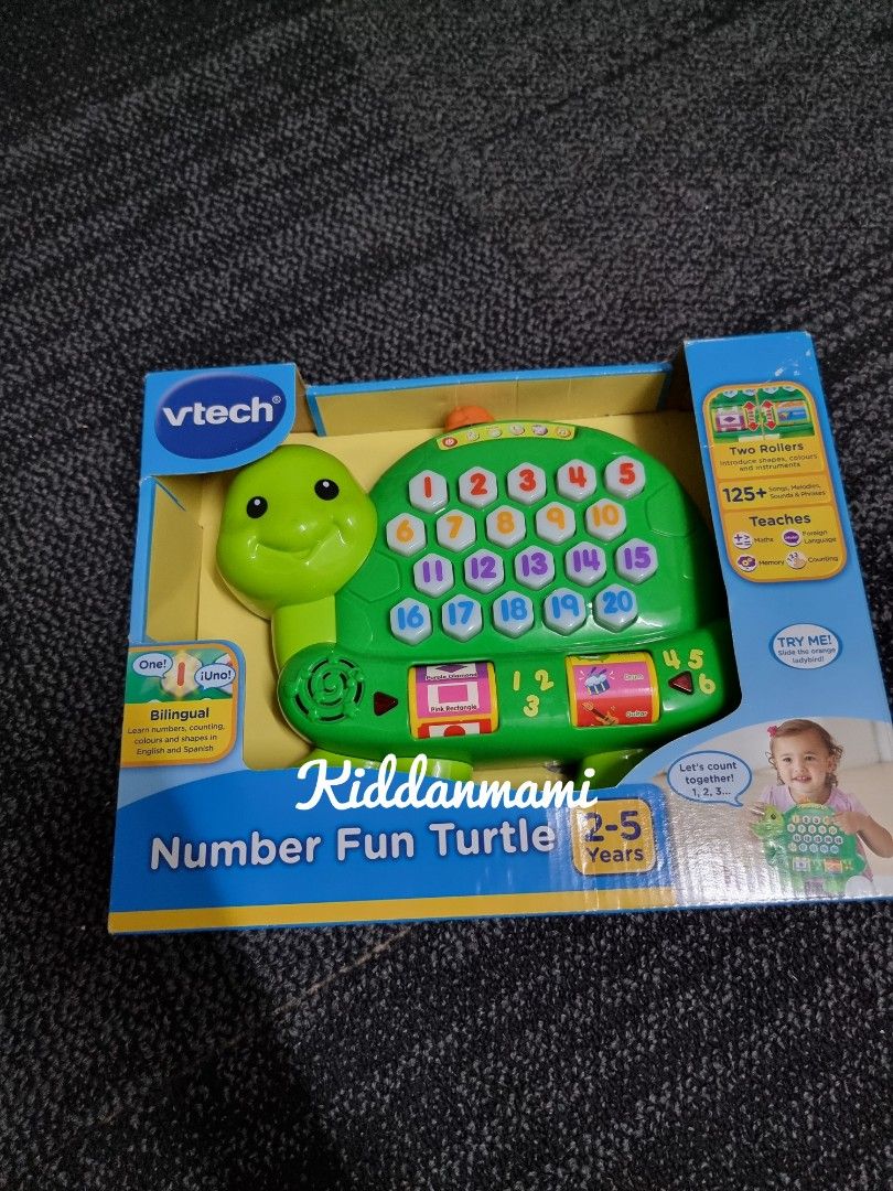 Vtech number fun turtle deals