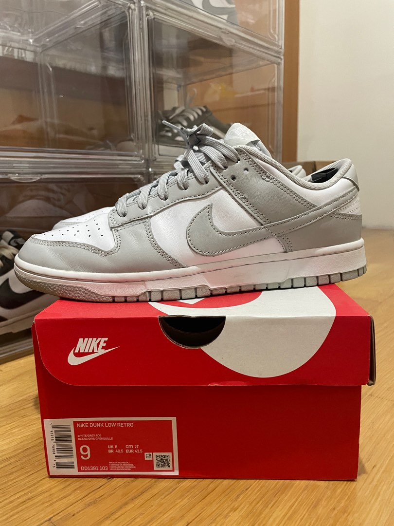 Nike Dunk Low Grey fog DD1391-103 27cm, 他的時尚, 鞋, 運動鞋在旋轉拍賣