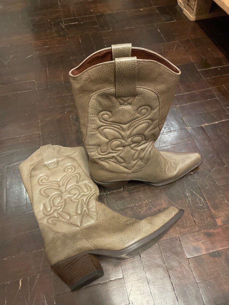 Nine west store square toe boots