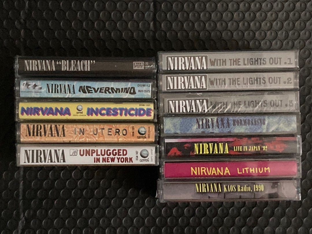 Nirvana cassette combo, Hobbies & Toys, Music & Media, CDs & DVDs on ...