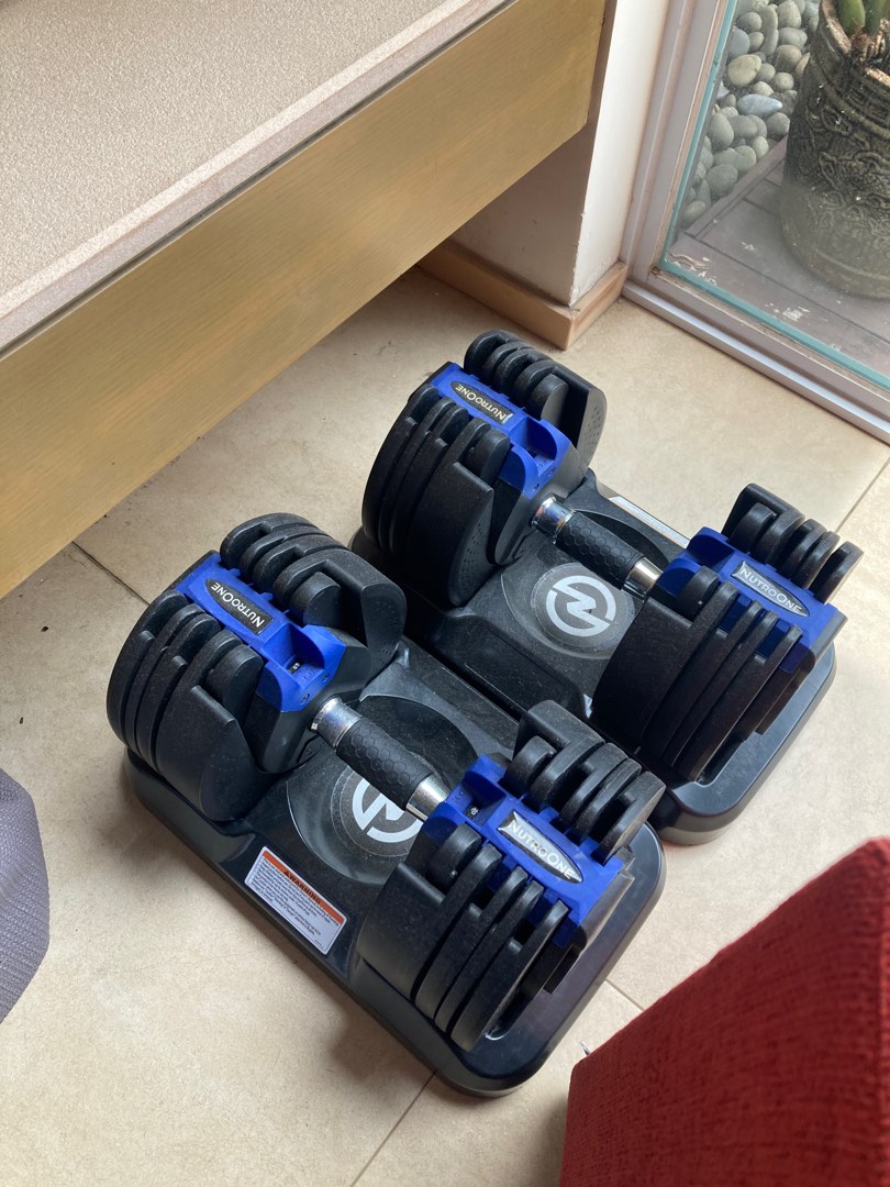 Nutro one adjustable dumbbell 45Ib each