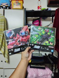 Official Ichiban Kuji Kamen Rider W × Futo Prize E Artboard Set of 2