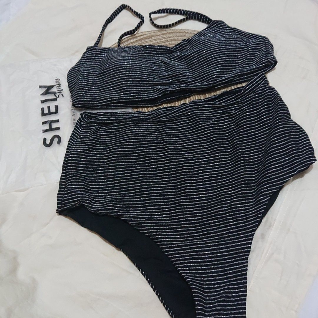 One piece bikini set swimsuit on Carousell