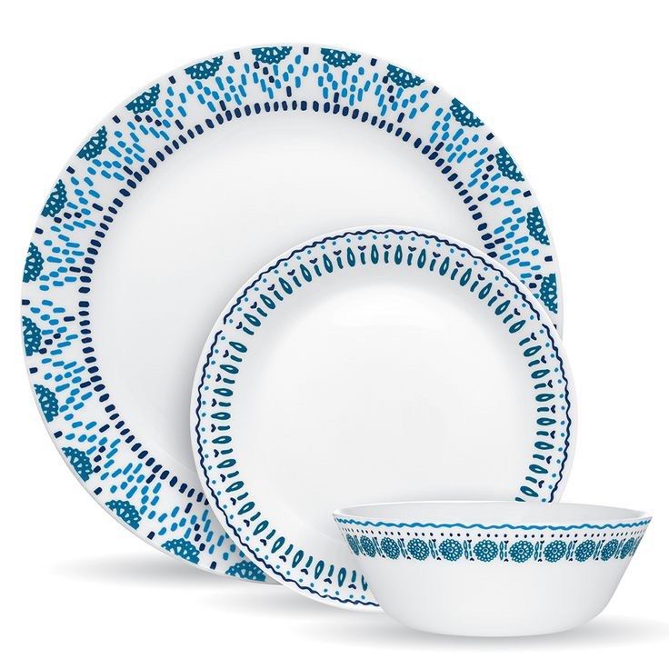 Original Corelle (Category: Dinnerware & Cutlery) located in Orani. Submitted by lovely.items1983 (Listing ID 1251074381, Image 2). Description: DetailsDetails Color: Graphic Stitch Material: Glass Brand: Corelle Pattern: Dinnerware Set Collection Name: MilkGlass About this item 12-PIECE SET: Includes (4) 10-1/2-inch dinner plates, (4) 7-1/2-inch salad plates and (4) 18-oz soup/cereal bowls. This set has everything you need for a full table servi