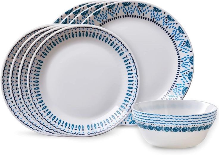 Original Corelle (Category: Dinnerware & Cutlery) located in Orani. Submitted by lovely.items1983 (Listing ID 1251074381, Image 3). Description: DetailsDetails Color: Graphic Stitch Material: Glass Brand: Corelle Pattern: Dinnerware Set Collection Name: MilkGlass About this item 12-PIECE SET: Includes (4) 10-1/2-inch dinner plates, (4) 7-1/2-inch salad plates and (4) 18-oz soup/cereal bowls. This set has everything you need for a full table servi