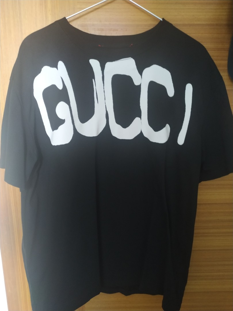 GUCCI X BALENCIAGA SPRAY PAINT T-SHIRT, Men's Fashion, Tops & Sets, Tshirts  & Polo Shirts on Carousell