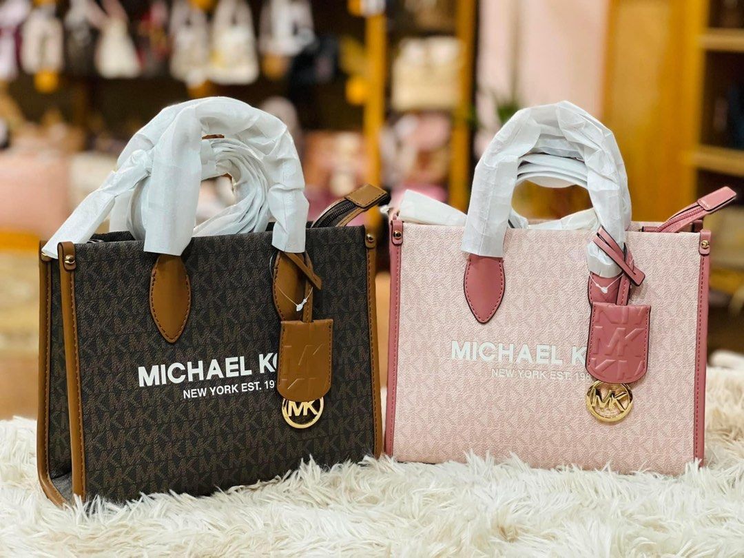 usund Abnorm komedie 💯ORIGINAL MICHAEL KORS MIRELLA SMALL BROWN AND PINK, Luxury, Bags &  Wallets on Carousell