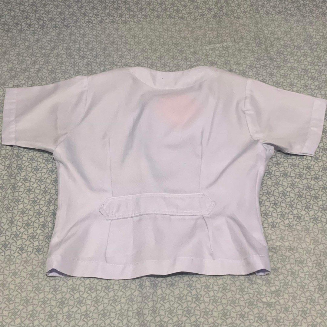 Our Lady of Fatima (OLFU) Med Tech Blouse Uniform on Carousell