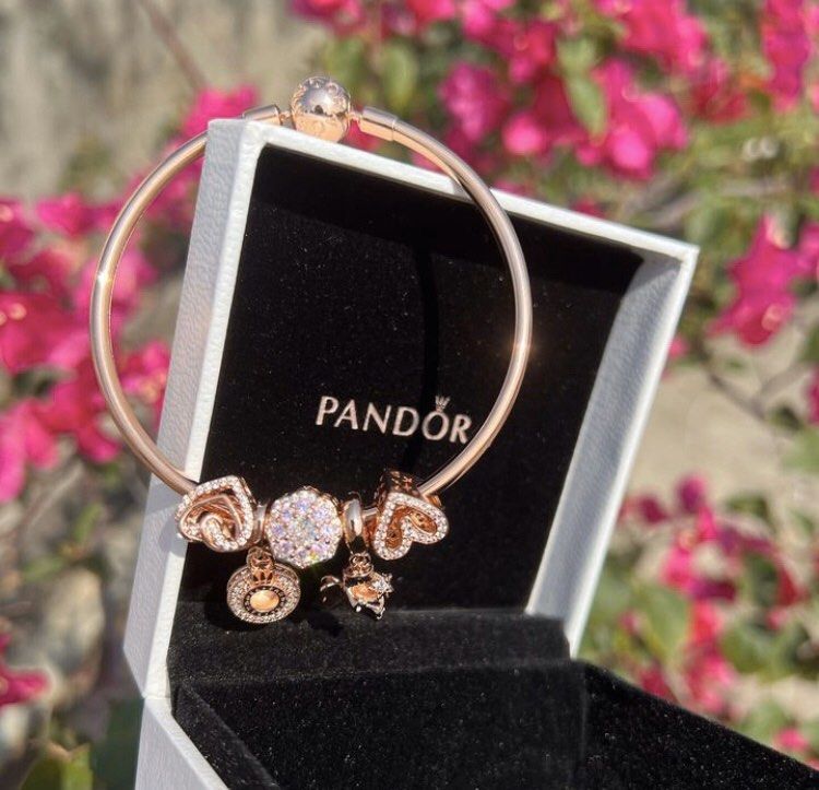 Rose gold pandora bracelet ideas top