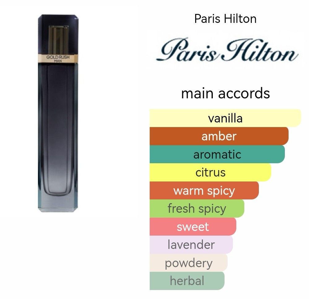 Paris hilton top gold rush man
