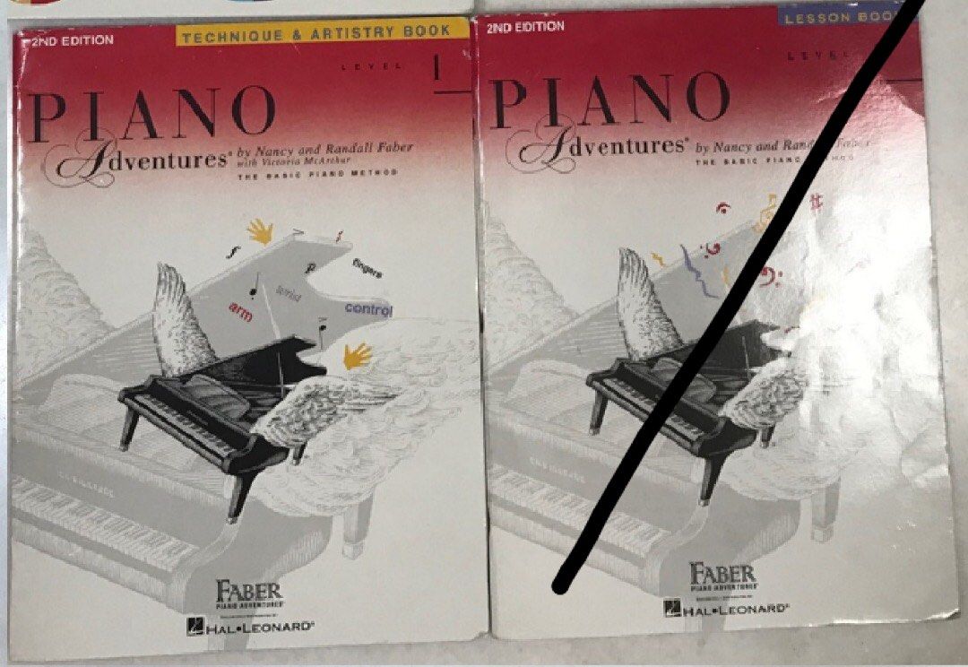 Faber Piano Adventures Level 1 - 4 Book Bundle