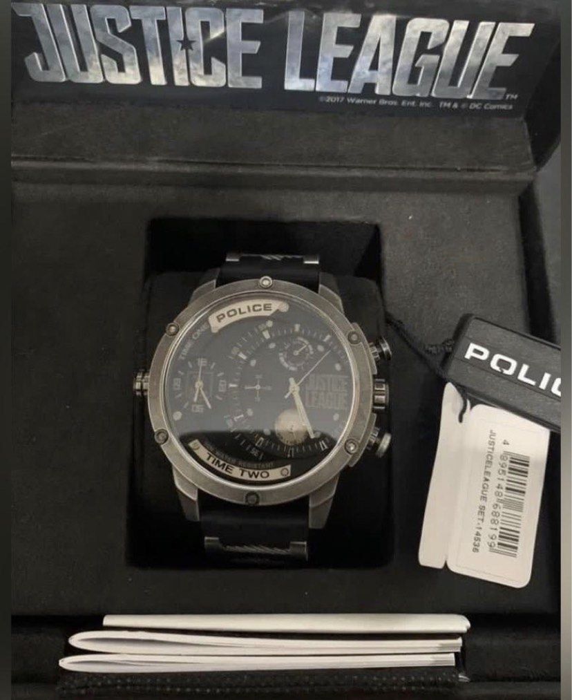 Police justice league watch set online