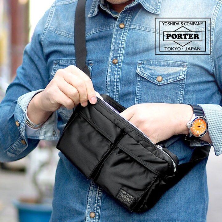 Porter-Yoshida & Co. TANKER WAIST BAG Black