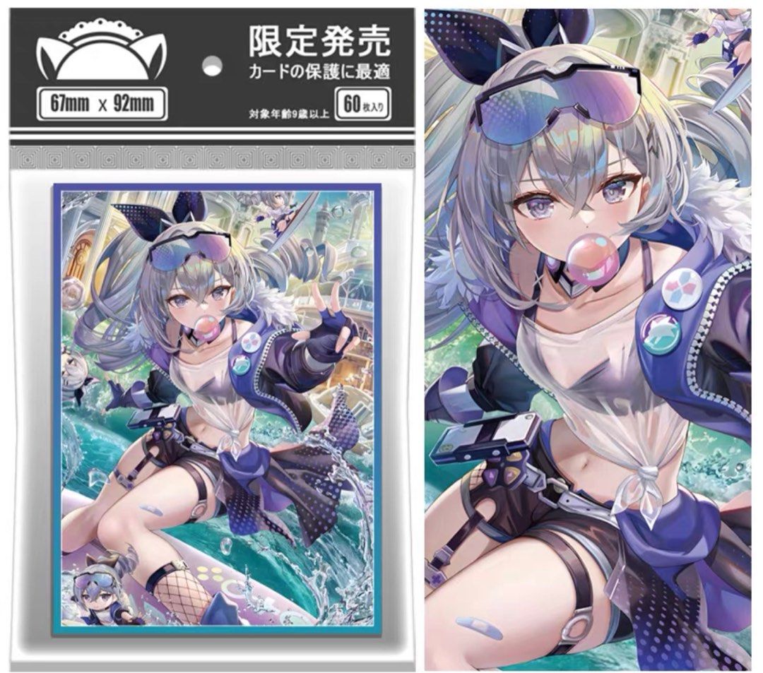 honkai star rail card sleeves 60PCS Anime Game Honkai: Star Rail Bronya Kafka Figures PTCG Trading Cards  Sleeve Color Flash Protective Case Cover
