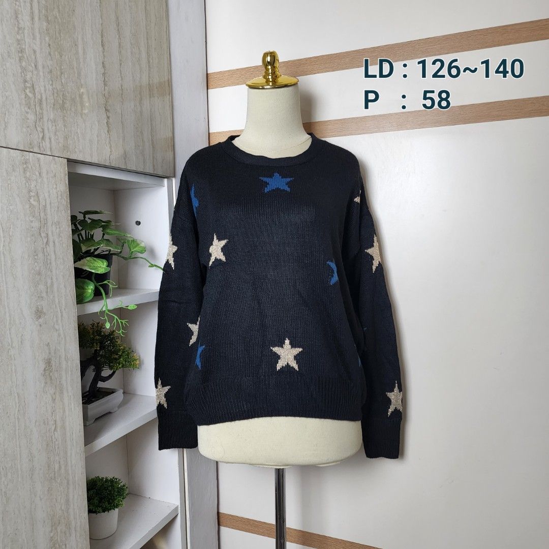 Philosophy Cashmere Sweater With Stars 2024 www.lightgames.pro