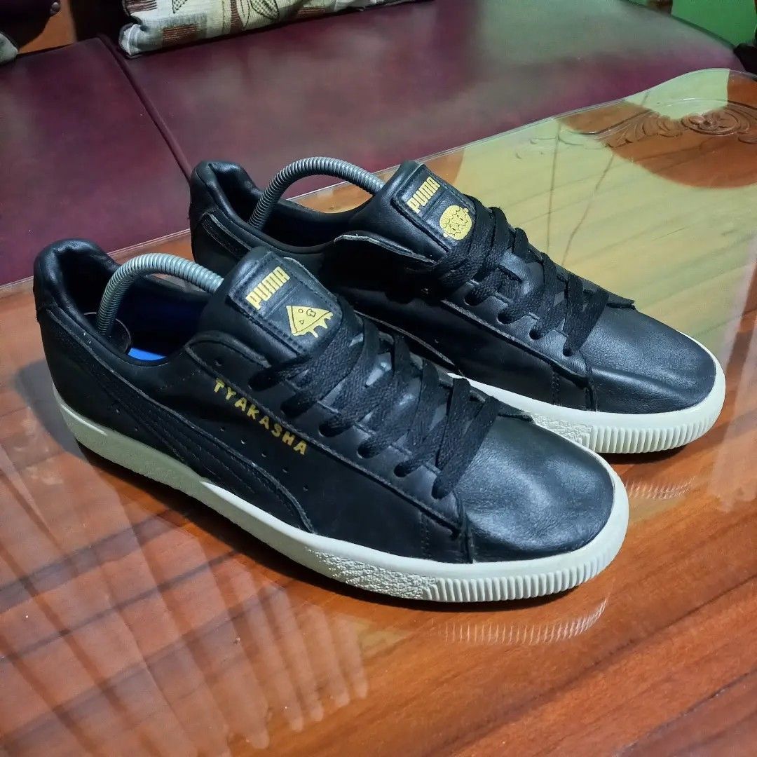 PUMA TYAKASHA X CLYDE BLACK SEPATU PUMA 19 KAKIKECE.STORE