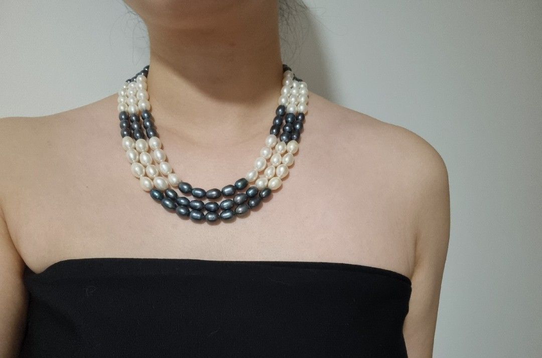 Real pearl deals necklace