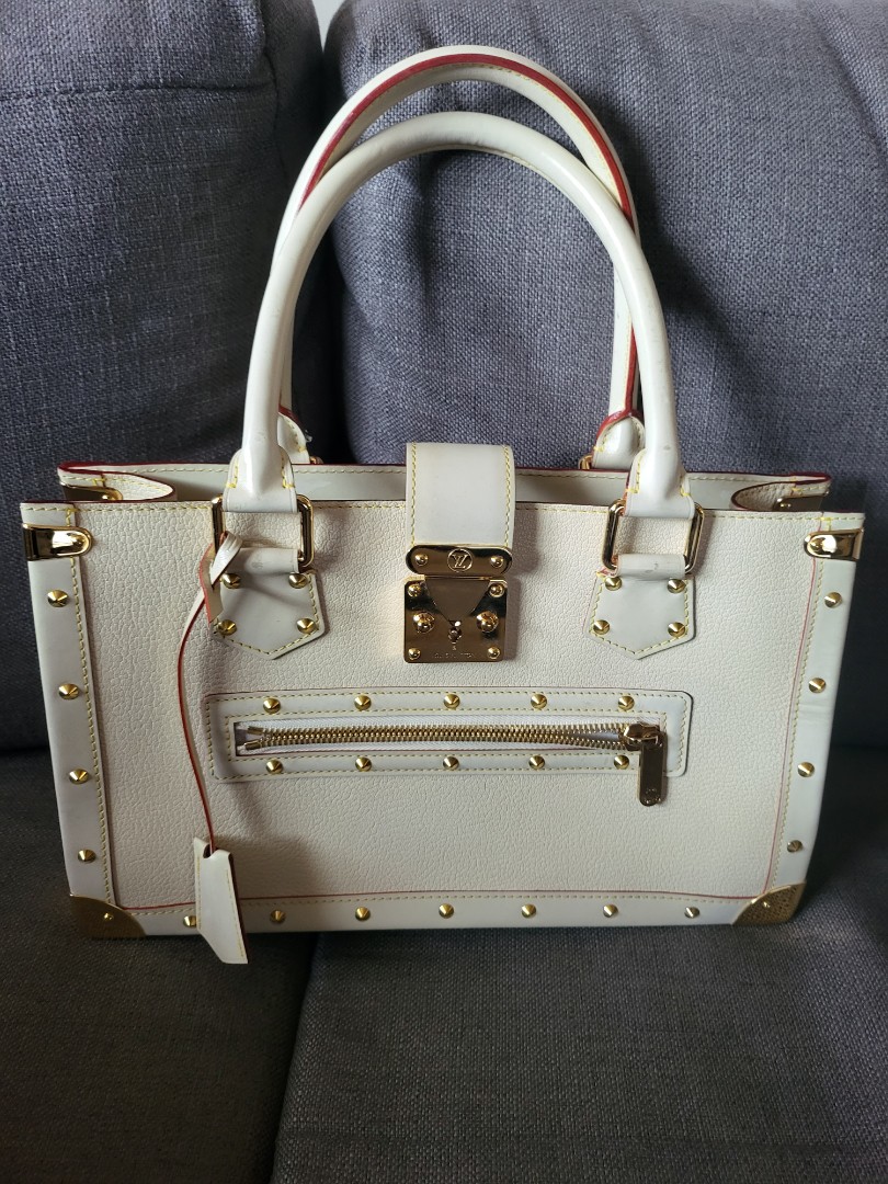 Louis Vuitton White Suhali Leather Le Fabuleux Bag Louis Vuitton