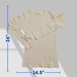 Real mccoy thermal henley tee