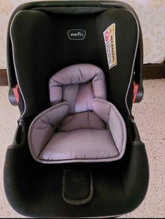 RECLINEABLE EVENFLO INFANT TO 12 MONTHS CAR SEAT