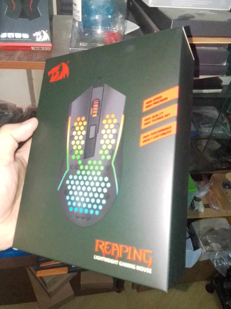 Redragon M987-K Reaping Wired RGB Gaming Mouse 12400 DPI 30g ...