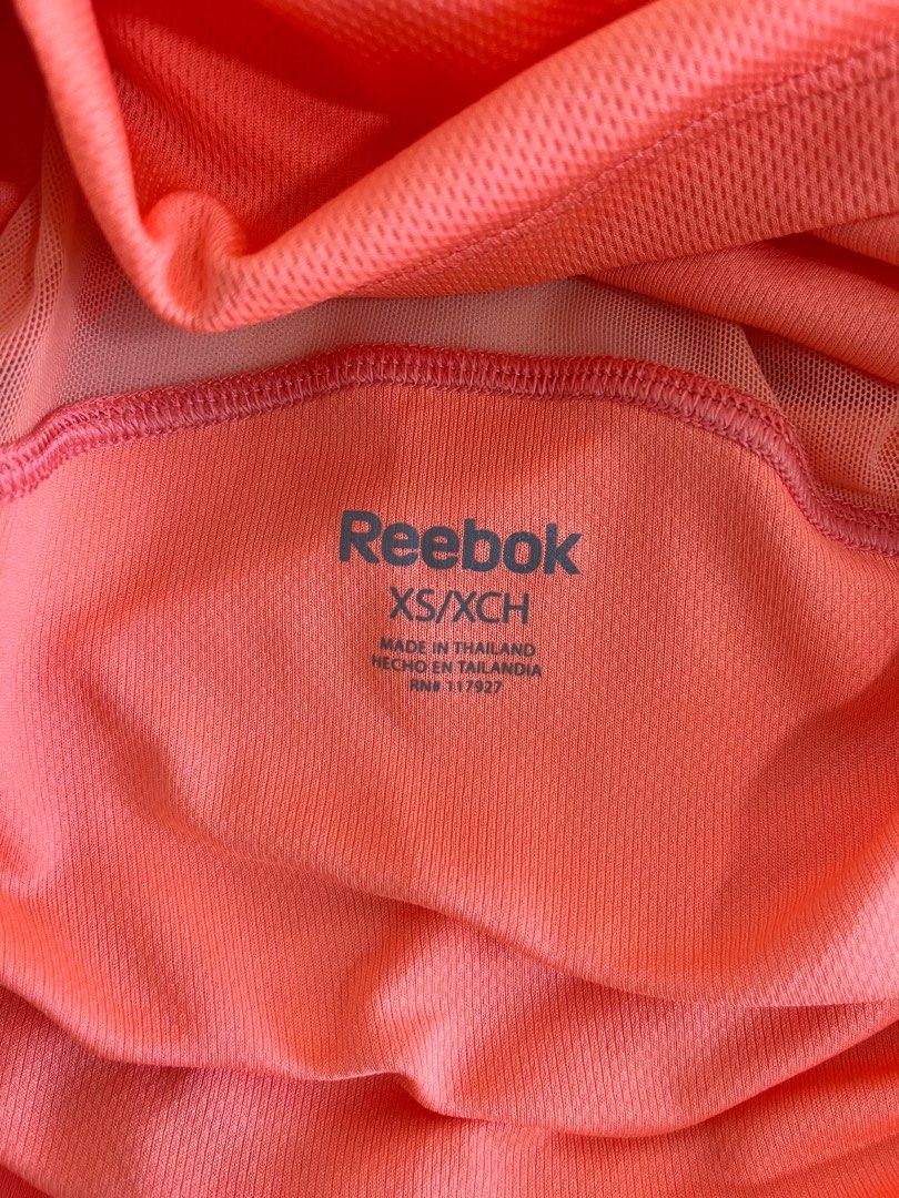 Reebok mesh sports tshirt top Women s Fashion Activewear on