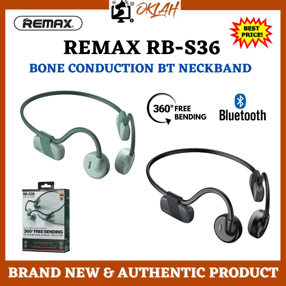 Remax RBS36 Bone Conduction Wireless Headphone Brand New Store