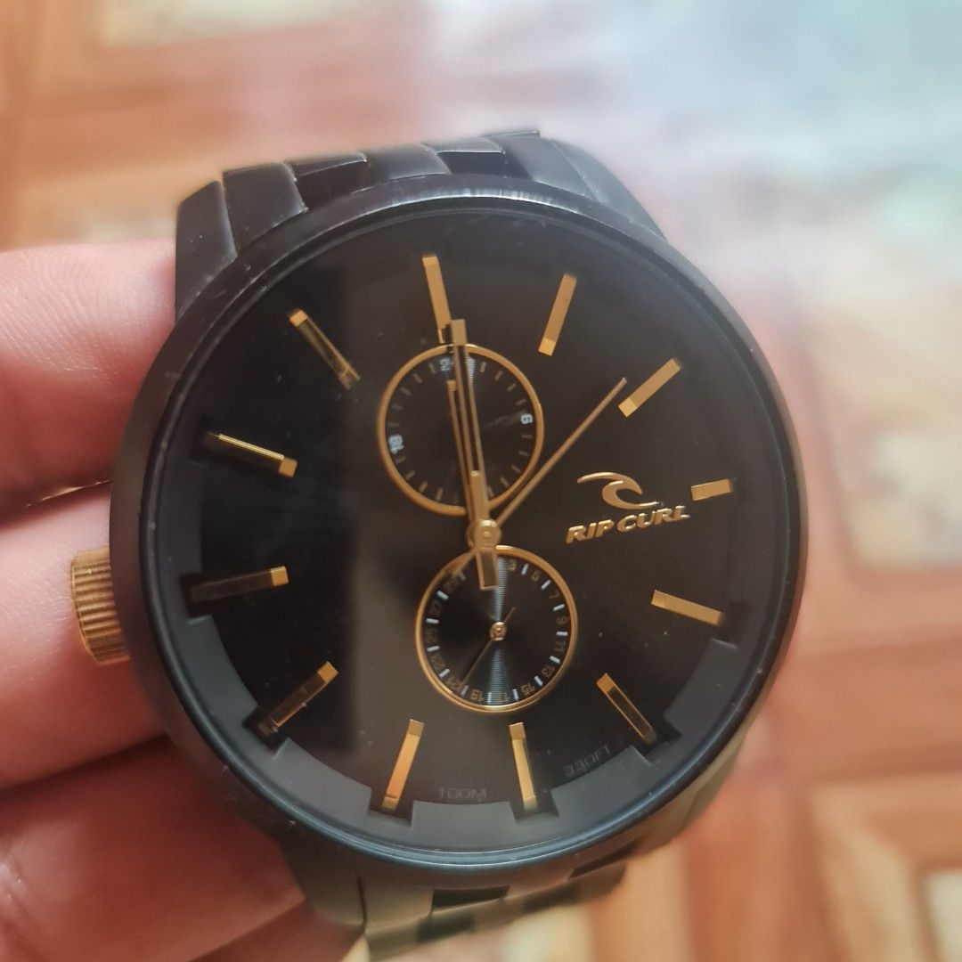 RIP CURL A2740 mid detroit 24 midnight gold analog Luxury