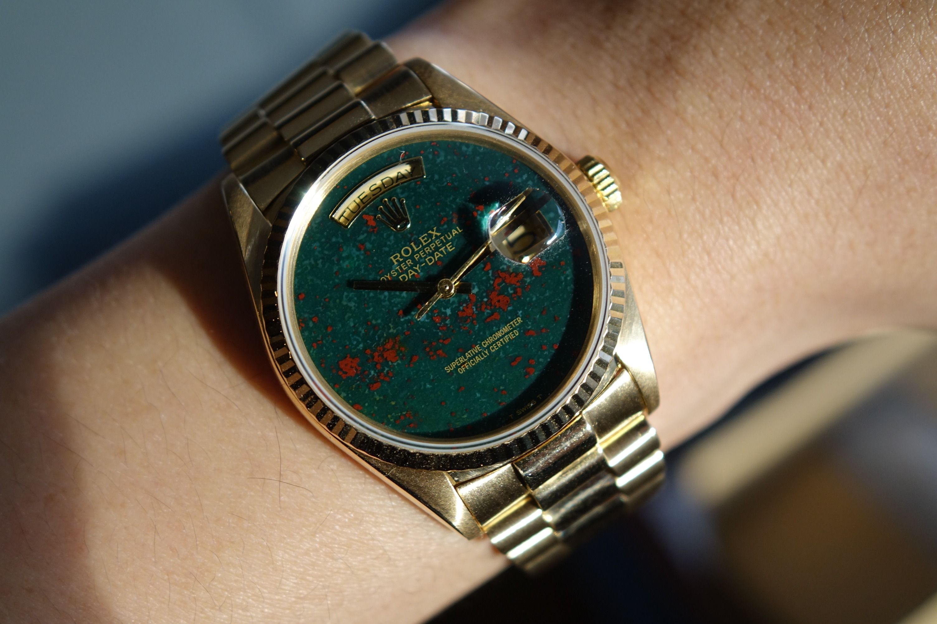 Rolex bloodstone best sale