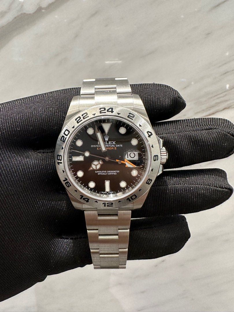 Rolex explorer 2 black face store