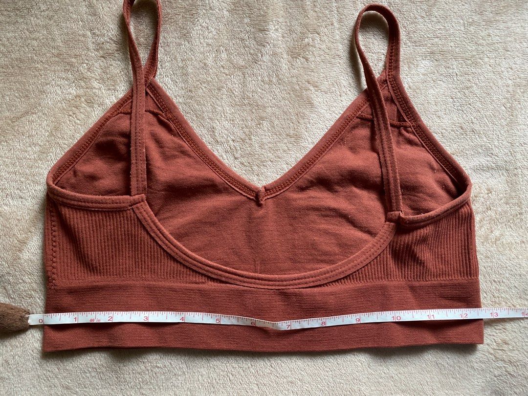 Cut Out Rust Orange Bralette