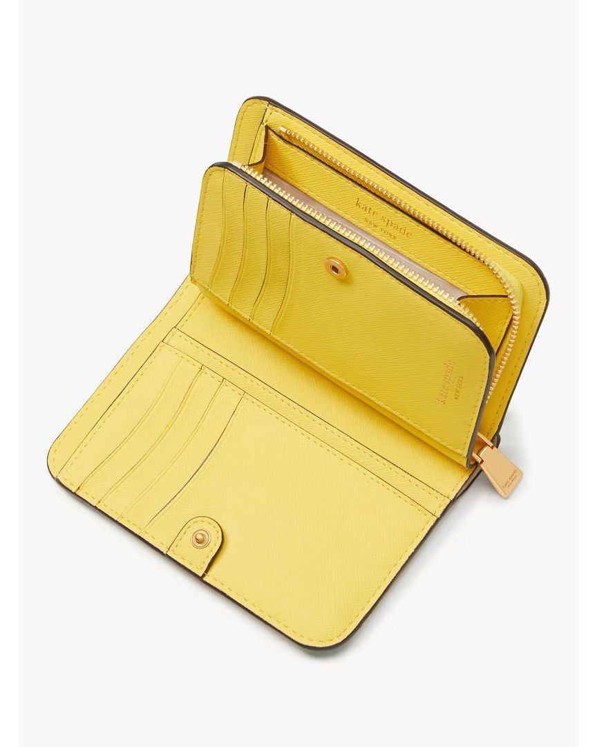 Kate spade wallet yellow shop