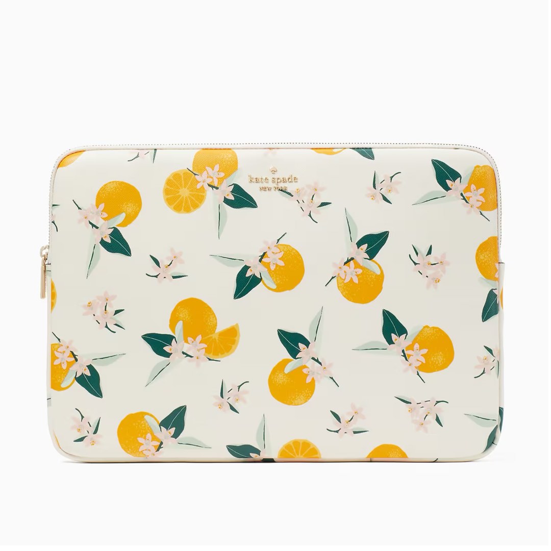 SALE Kate Spade Madison Orange Toss Laptop Sleeve Case Computers