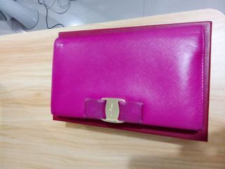 Salvatore Ferragamo pink shoulder bags