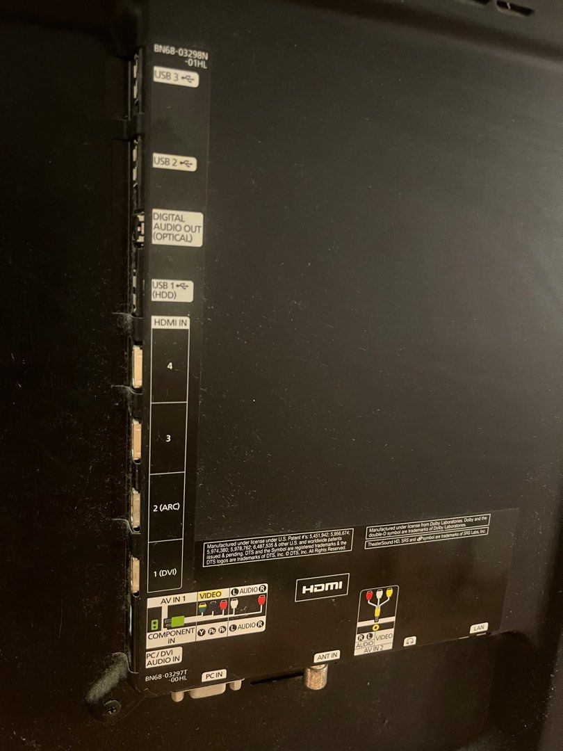 Samsung 46in D7000 TV (Selling for parts), TV & Home Appliances, TV