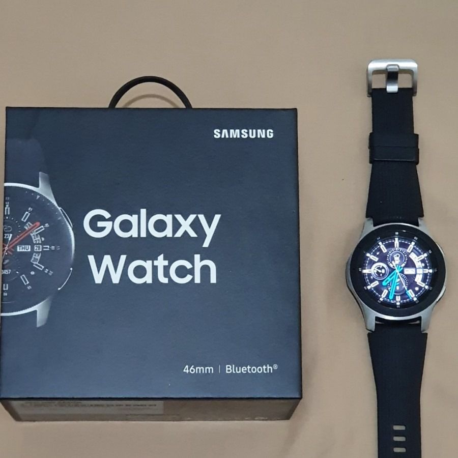 Samsung Galaxy Watch 46mm Bluetooth Original Authentic 100 Watches Jam Tangan Android Analog Digital Watchs Like New Second Used Preloved Bekas Pre