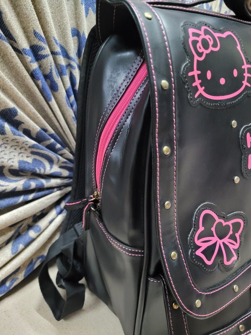 Hello kitty deals leather backpack
