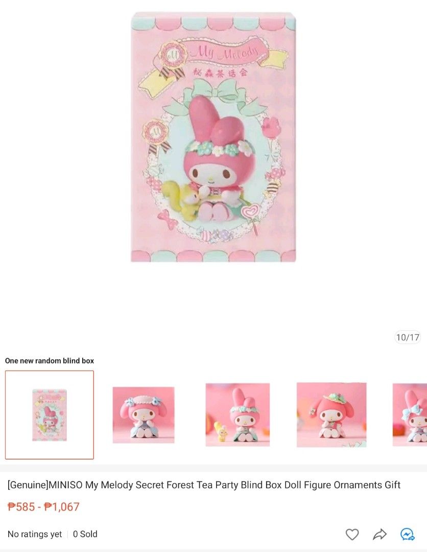 Sanrio My Melody Secret Forest Tea Party Blind Box Series by