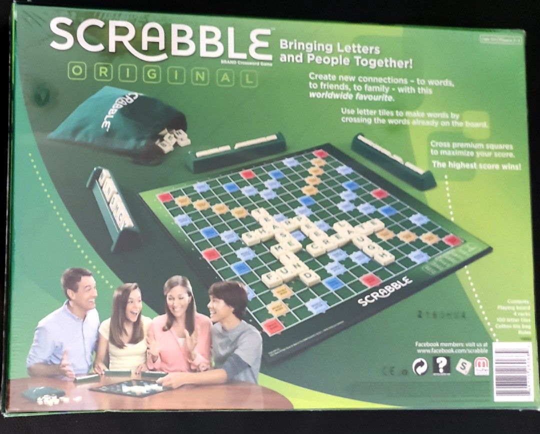 Scrabble Original Crossword Puzzle Game Sealed Brand New Hobbies