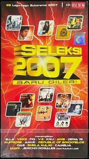 SELEKSI 2007 BARU GILER! - Ella / KRU / Awie / Dewa 19 / Reffedge / OAG / Sheila Majid / Republic of Brickfields / EMI Tall Digipak 2CD SET