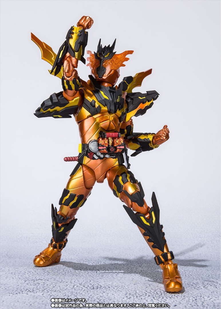 日魂Shf KAMEN Rider Build Cross Z Magma熔岩龍, 興趣及遊戲, 玩具 