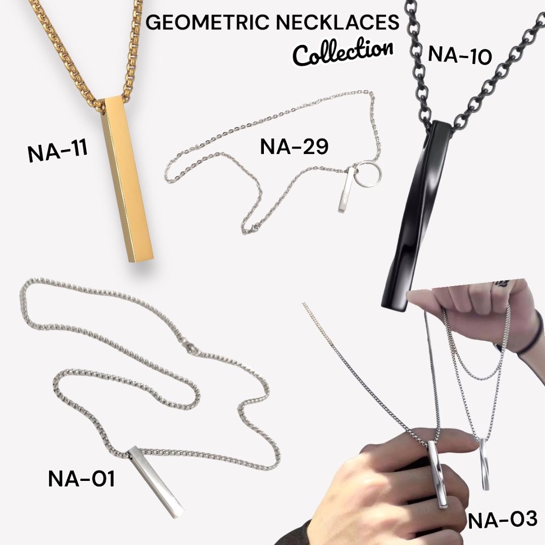 Gold chain clearance with black pendant