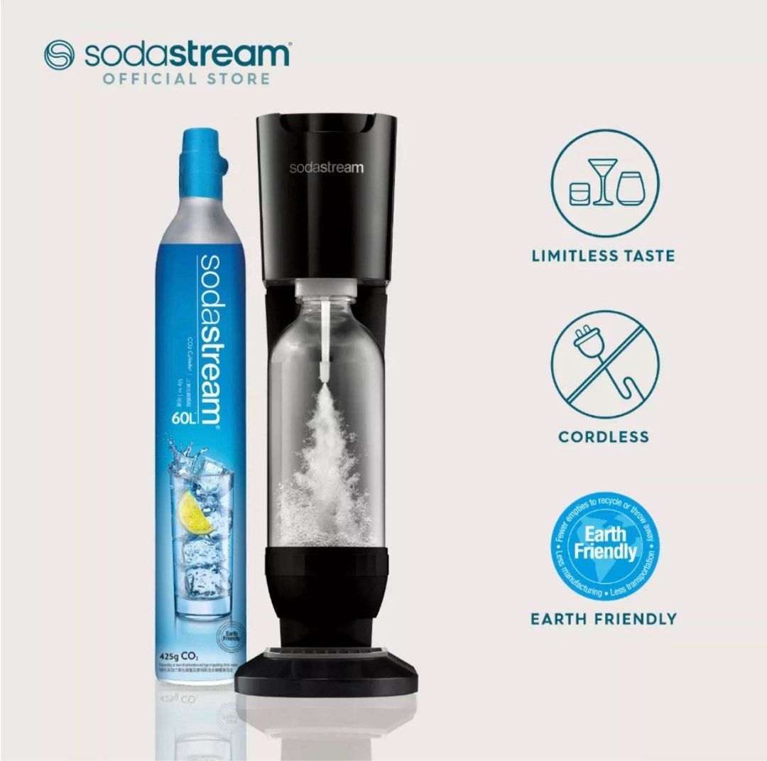 新品 SodaStream GENESIS v3 炭酸水メーカー ブラック ソーダストリーム ジェネシス v3をレビュー！クチコミ・評判をも